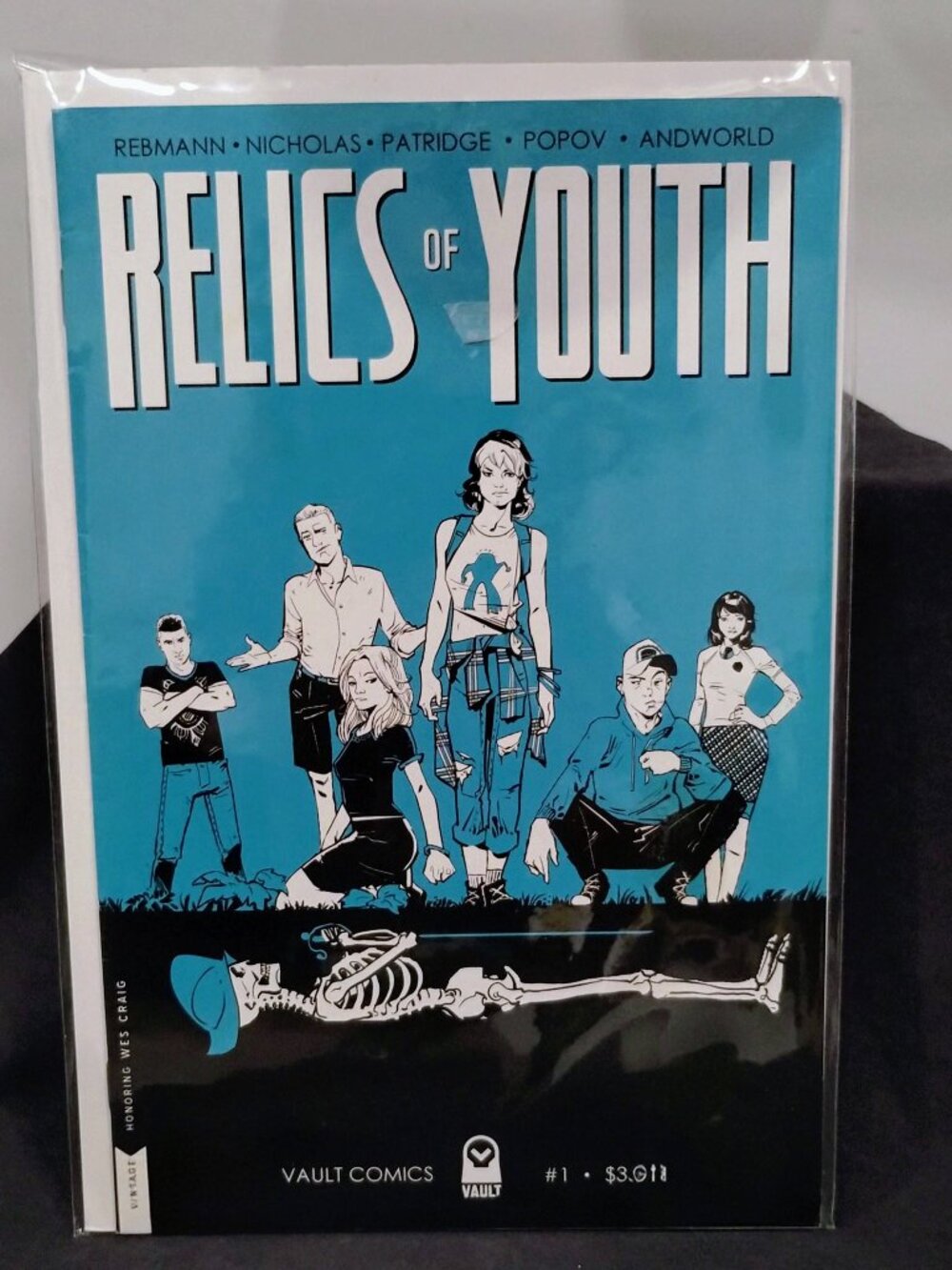 Relics of Youth #1 Vault Comics 2019 Vintage Variant Wes Craig Homage NM